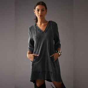 Daily Practice by Anthropologie Sport Hoodie Mini Dress SZ XS